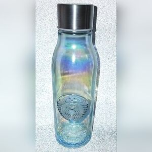 Starbucks Limited Edition Recycled Glass Iridescent 22 oz Cold Beverage Bottle